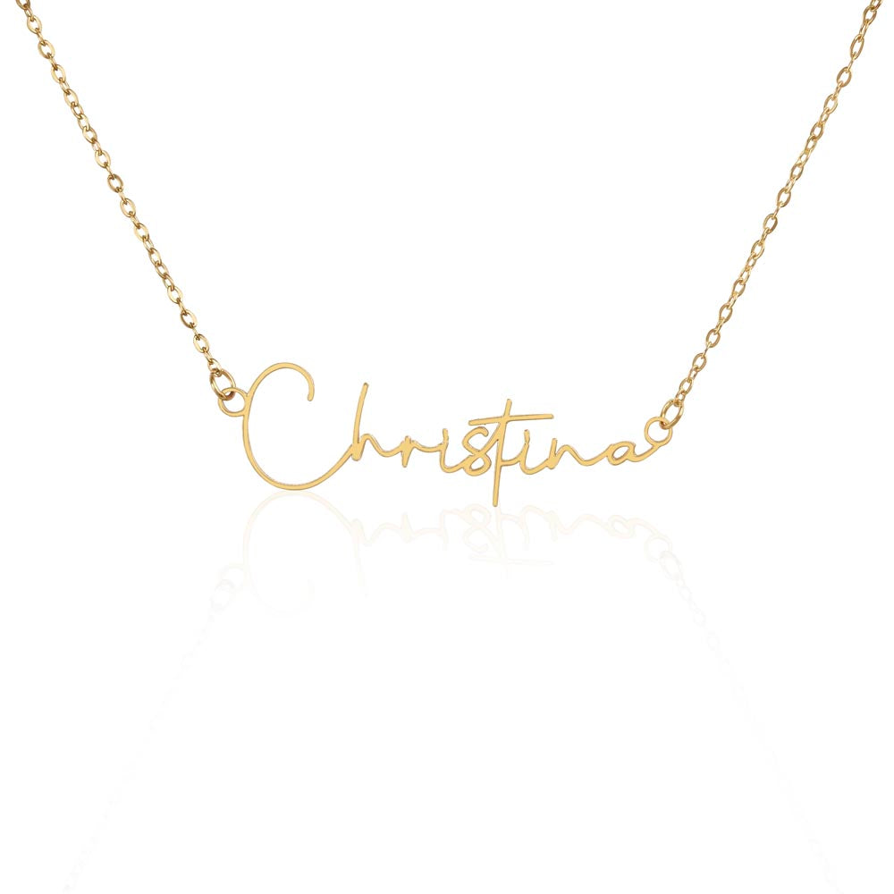 Signature Style Custom Name Necklace